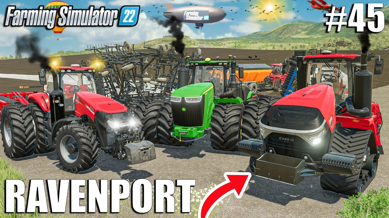 BUYING and Seeding THE BIGGEST FIELD ON THE MAP | Ravenport #45 | Farming Simulator 22