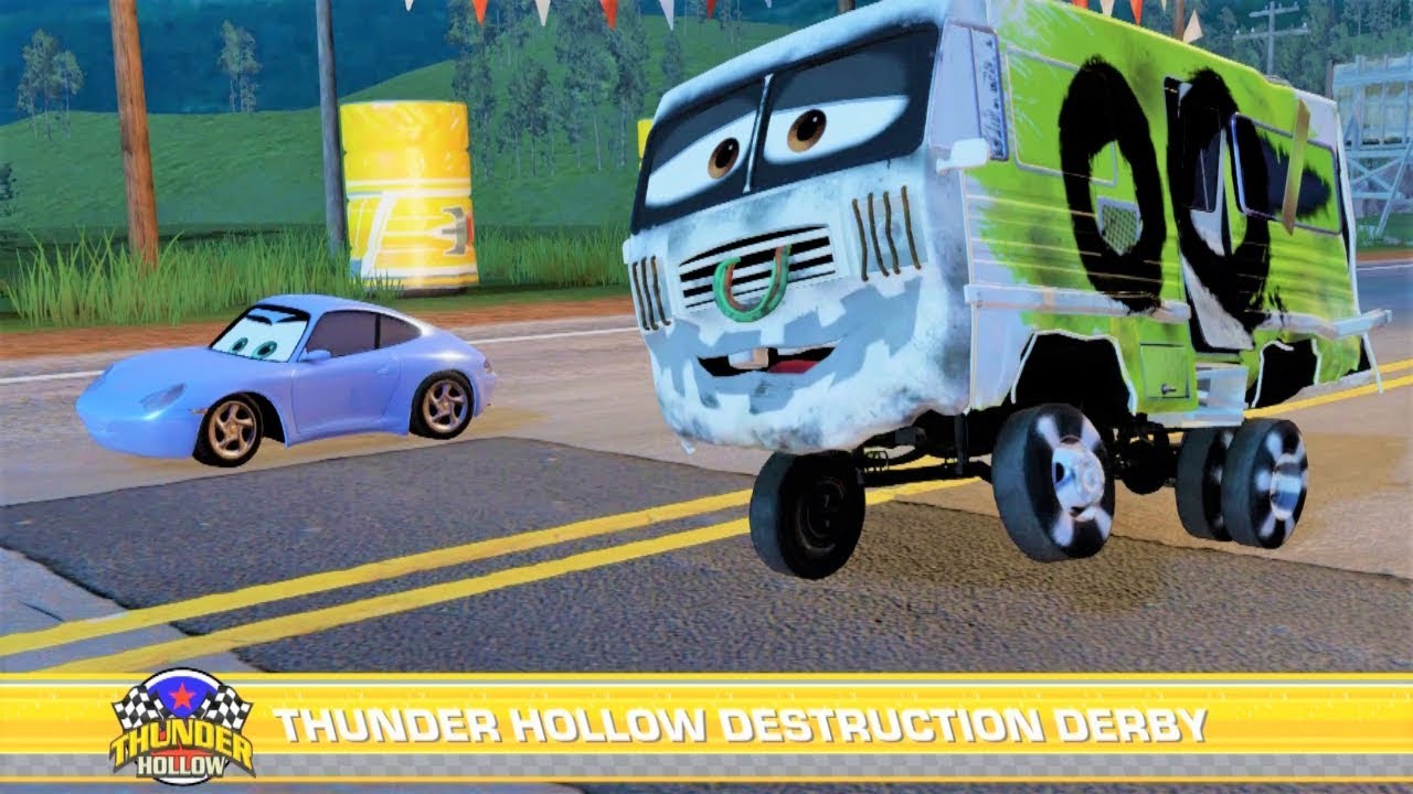 Cars 3: Driven to Win Battle Race - Thunder Hollow Destruction Derby - Gameplay HD