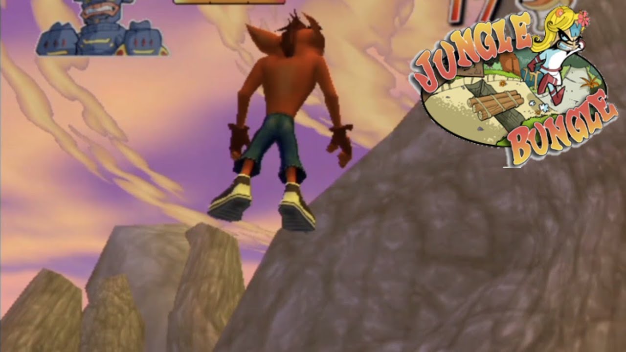Прохождение Crash Twinsanity Glitch: Jungle Bungle / Totem Hokum Hoverboard