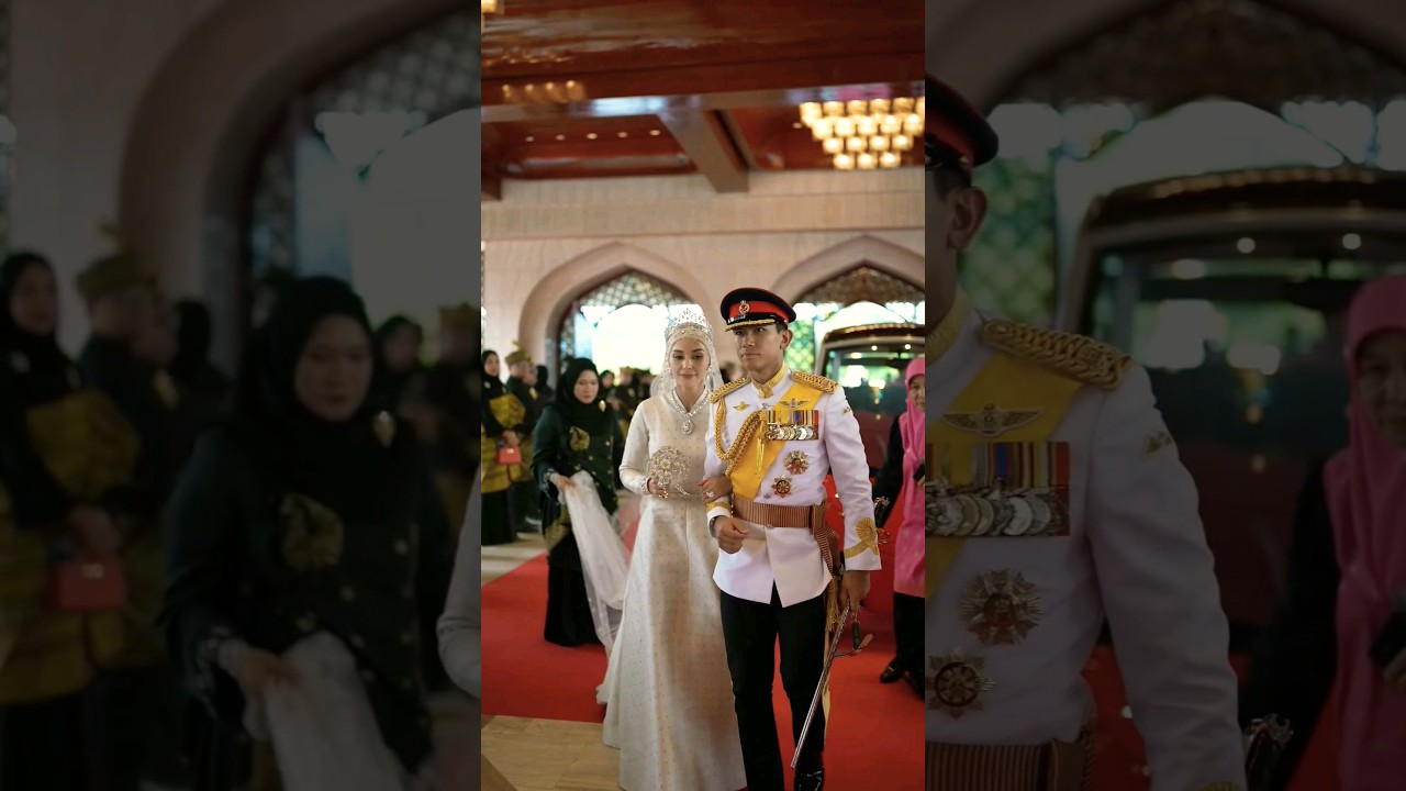 The Spectacular Brunei Royal Wedding of 🇧🇳 HRH Prince Abdul Mateen and beautiful Princess Anisha
