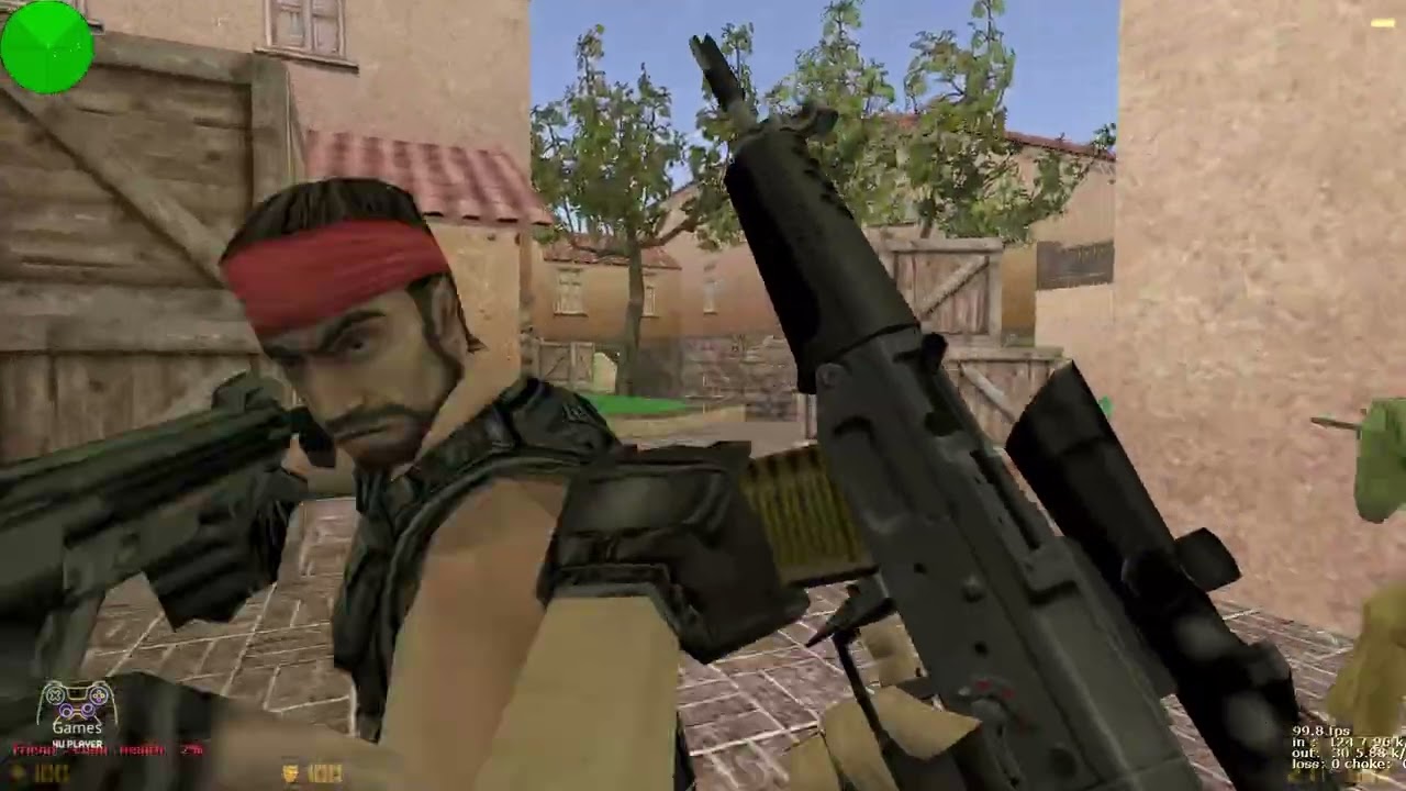 Counter Strike 1.6 de_nereza – Beautiful Green City Bomb Mission Gameplay Part 86 (PC)
