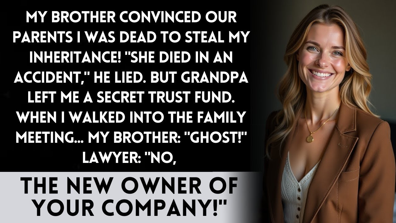 My Brother Stole My Inheritance, But Grandpa's Secret Trust Fund Changed Everything!