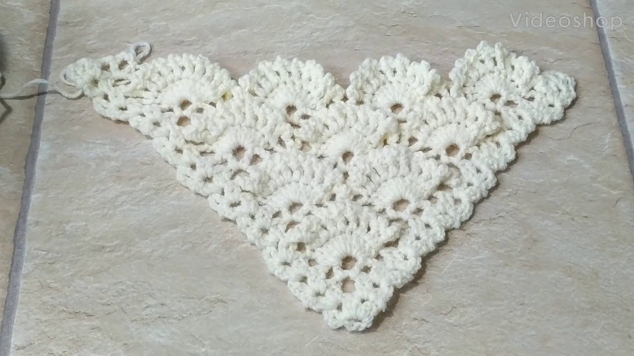 How to Crochet the 3D Picot C2C Virus Shawl Part 1
