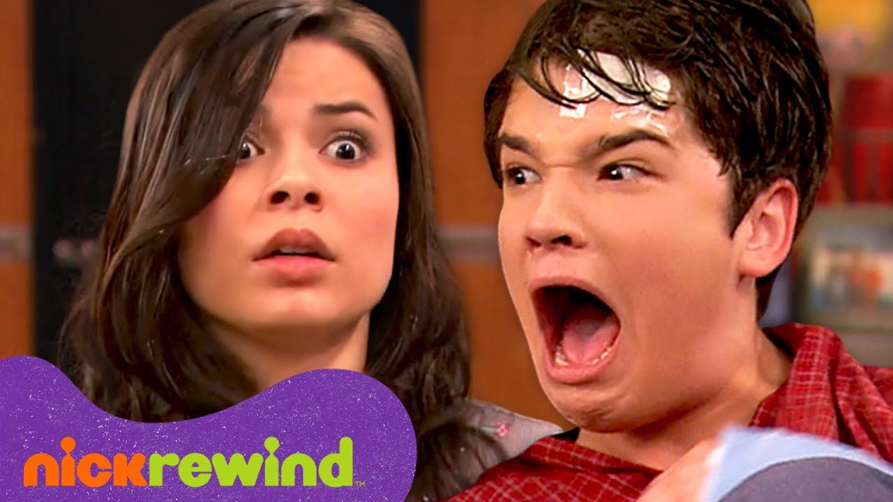 iCarly Characters Freaking Out For 9 Minutes Straight | NickRewind