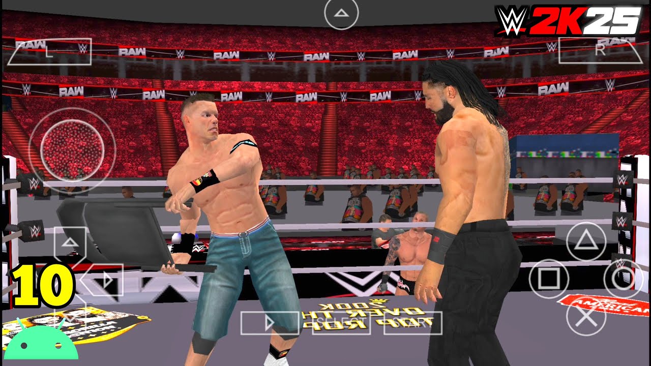 WWE 2K25 PSP Road To WrestleMania HEEL TURN John Cena The Last Time is Now Android Gameplay Part 10