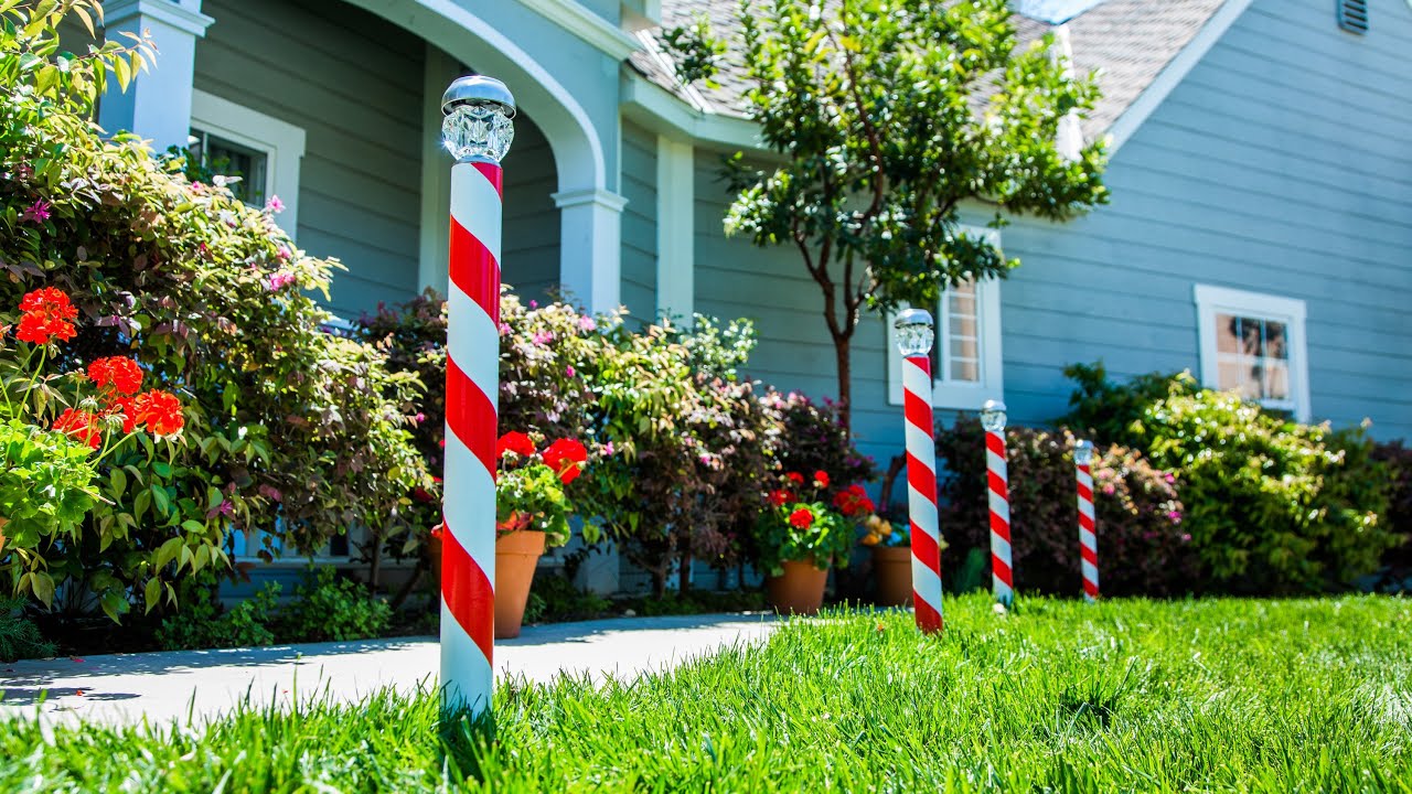 DIY Candy Cane Solar Light - Home & Family