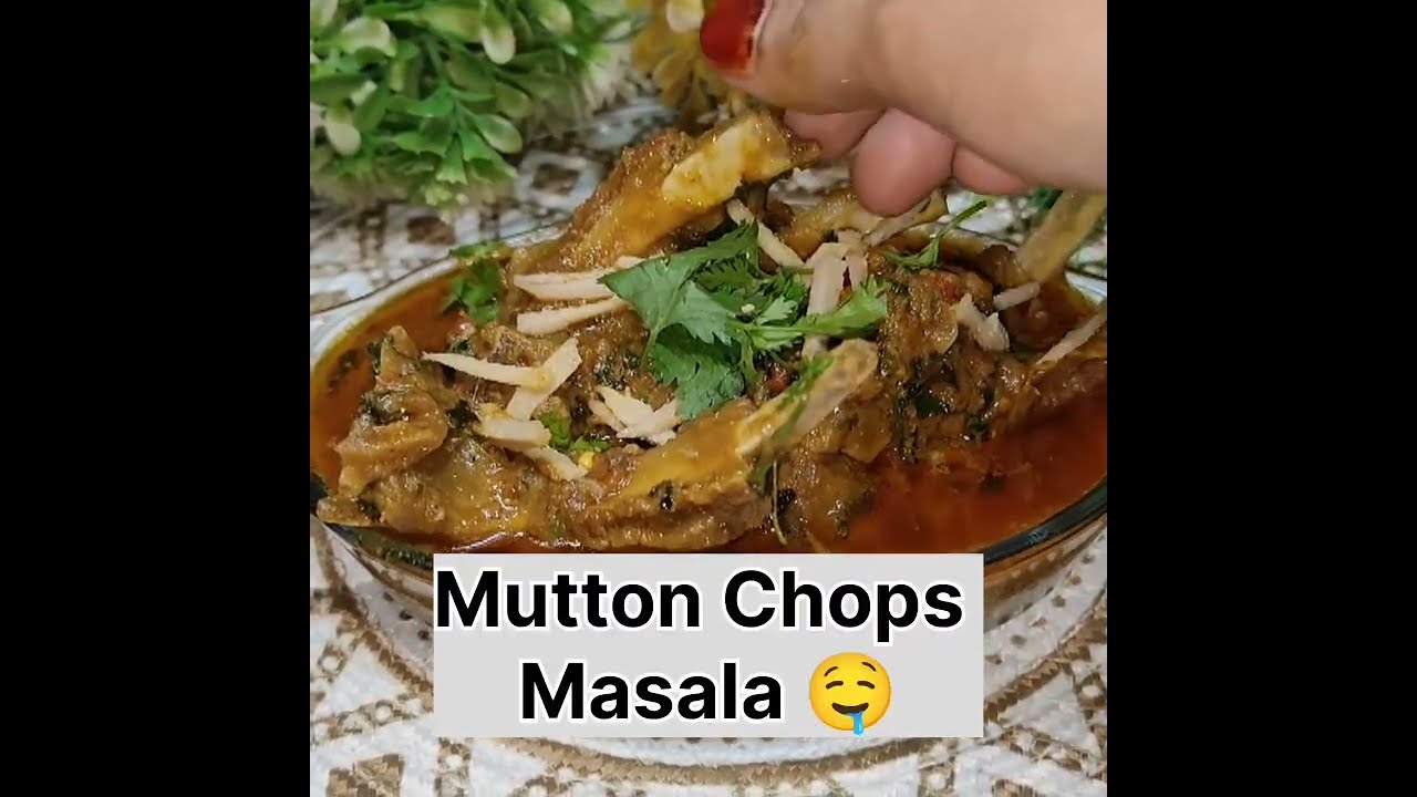 Masala Mutton Chops|Easy Masala Mutton Chops|Restorent Style Mutton Chops Masala 🤤
