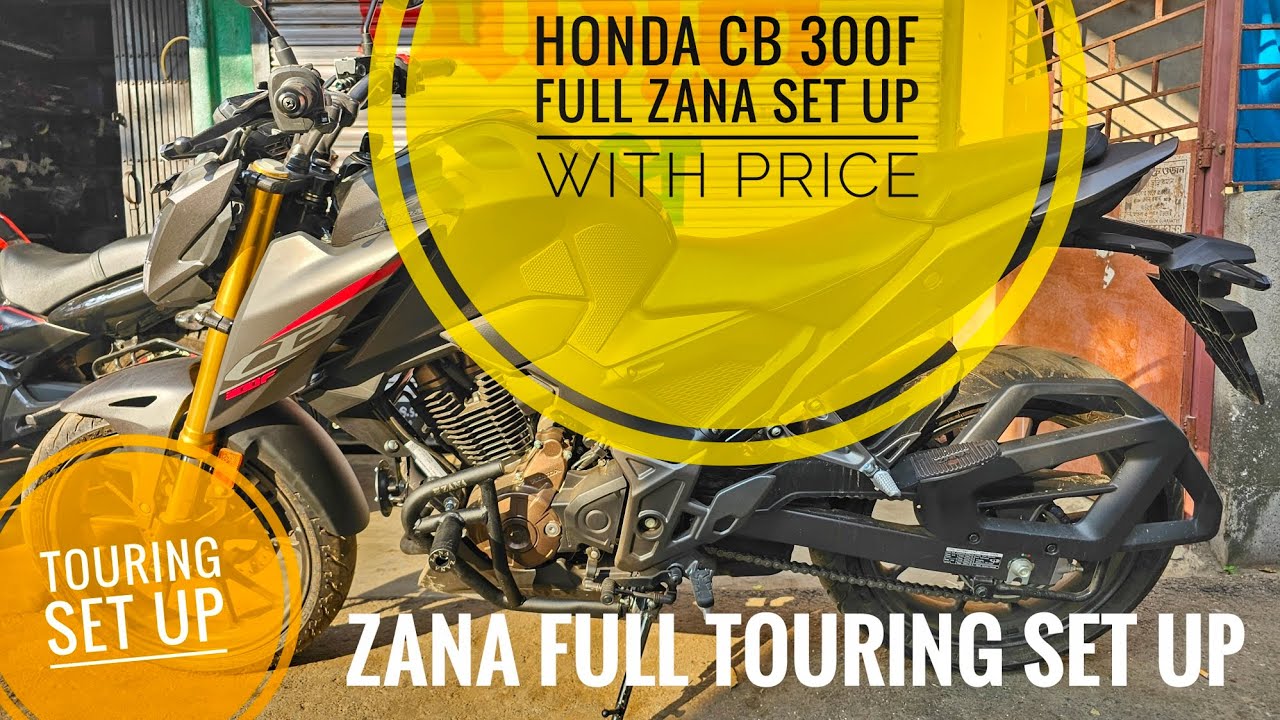 ZANA accessories for New #honda #hondacb300f  #zana #accessories #crashguard #footrest #radiator