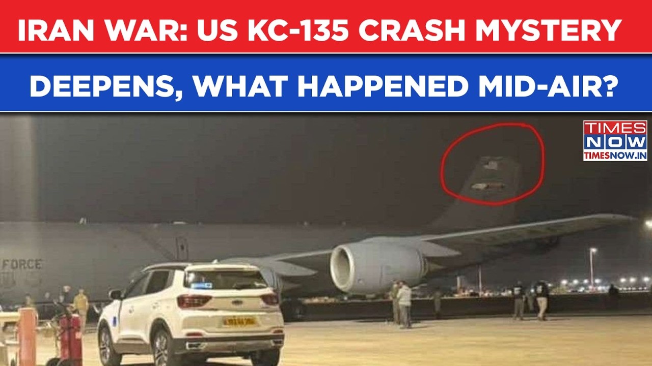 Iran War: US KC-135 Crash Mystery Deepens| 2nd Plain Lands With Missing Part| What Happened Mid-Air?
