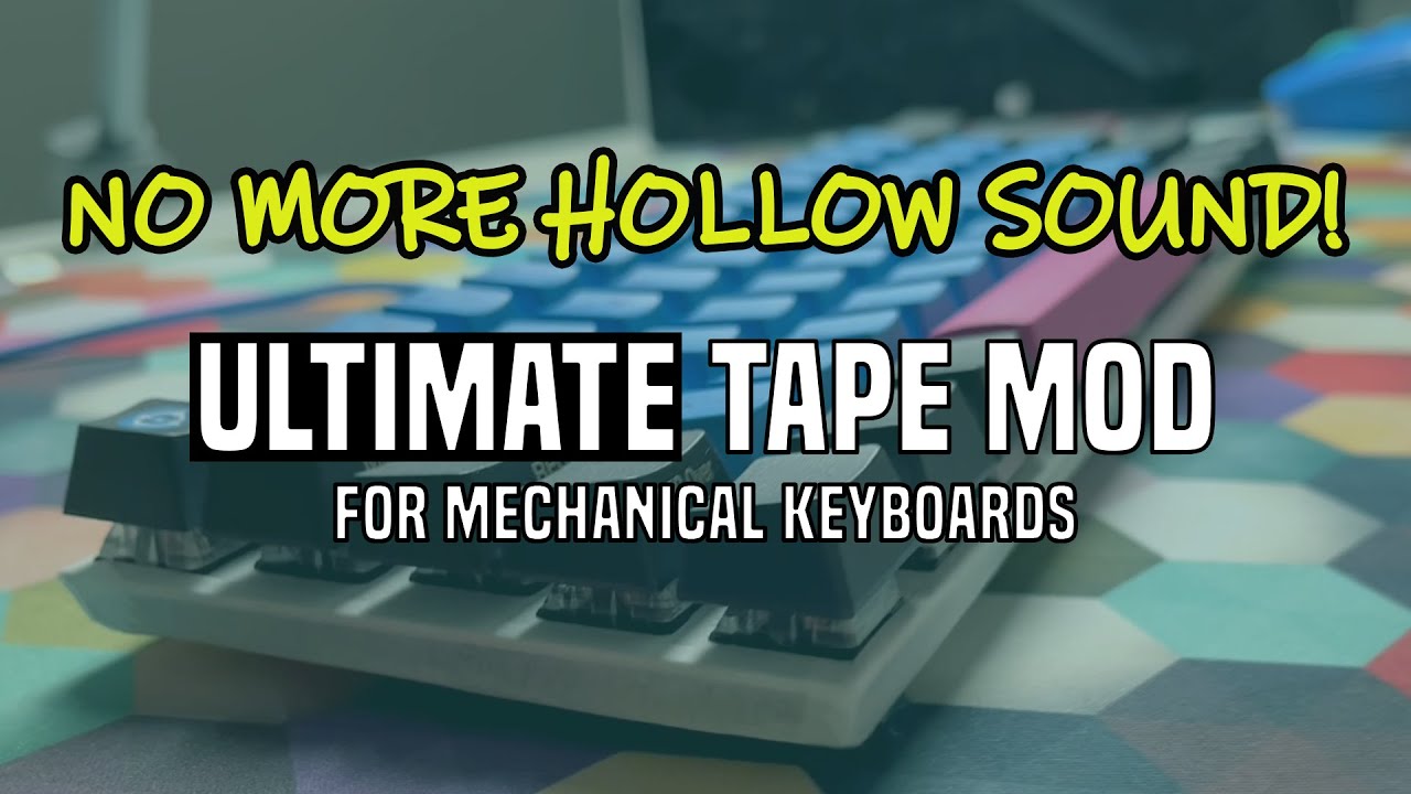 Fix hollow sounding keyboard with ULTIMATE tape mod (2022)