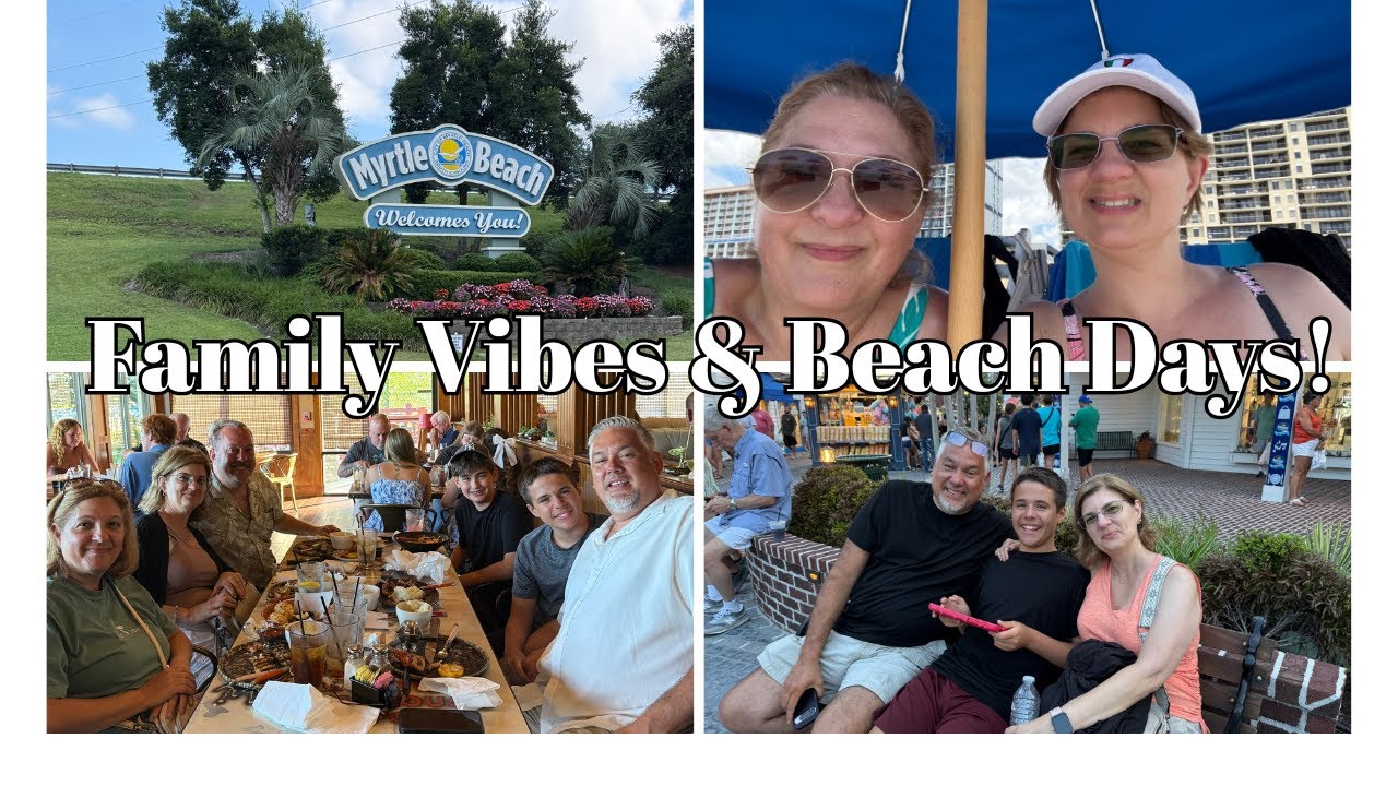 Myrtle Beach Vlog: Broadway at the Beach, Calabash Seafood & Family Memories! 🏖️🍤