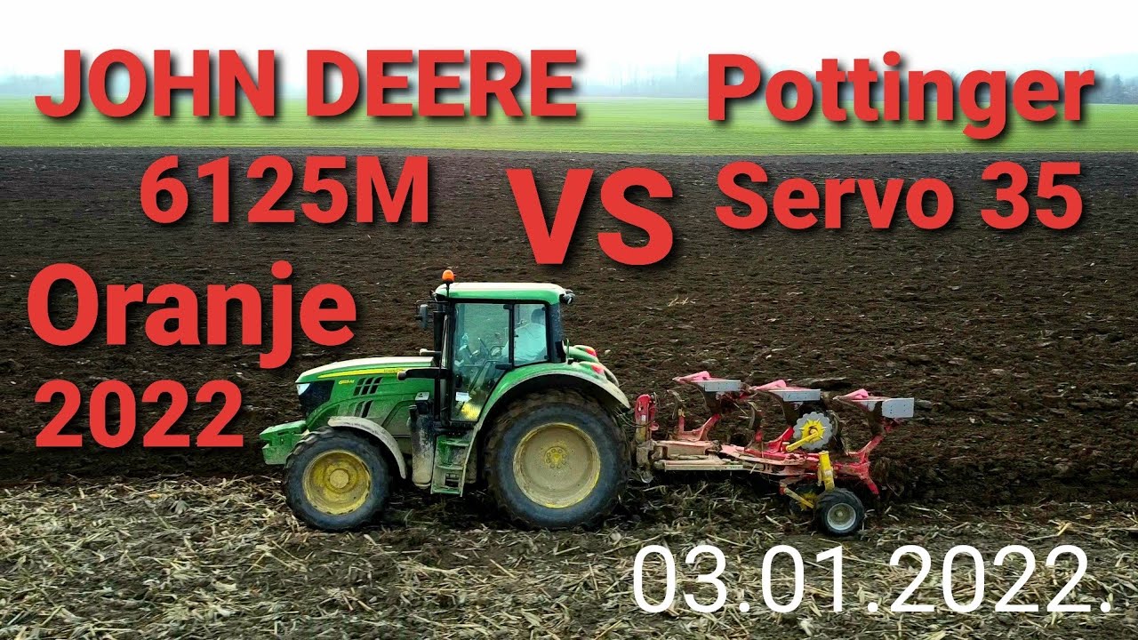Oranje 2022 | John Deere 6125M & Pöttinger Servo 35  Plowing