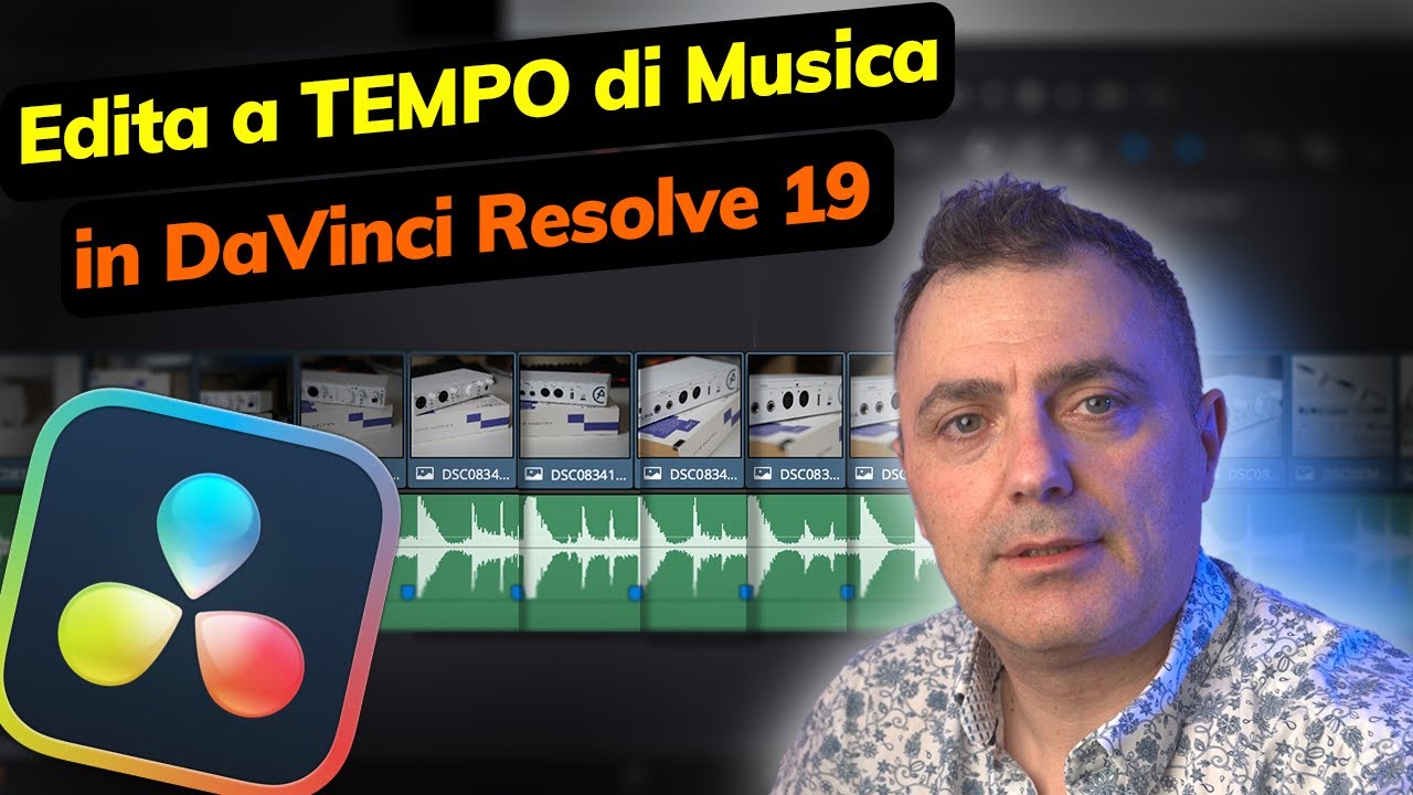 Montare in DaVinci Resolve 19 a tempo di musica. Metodo per principianti