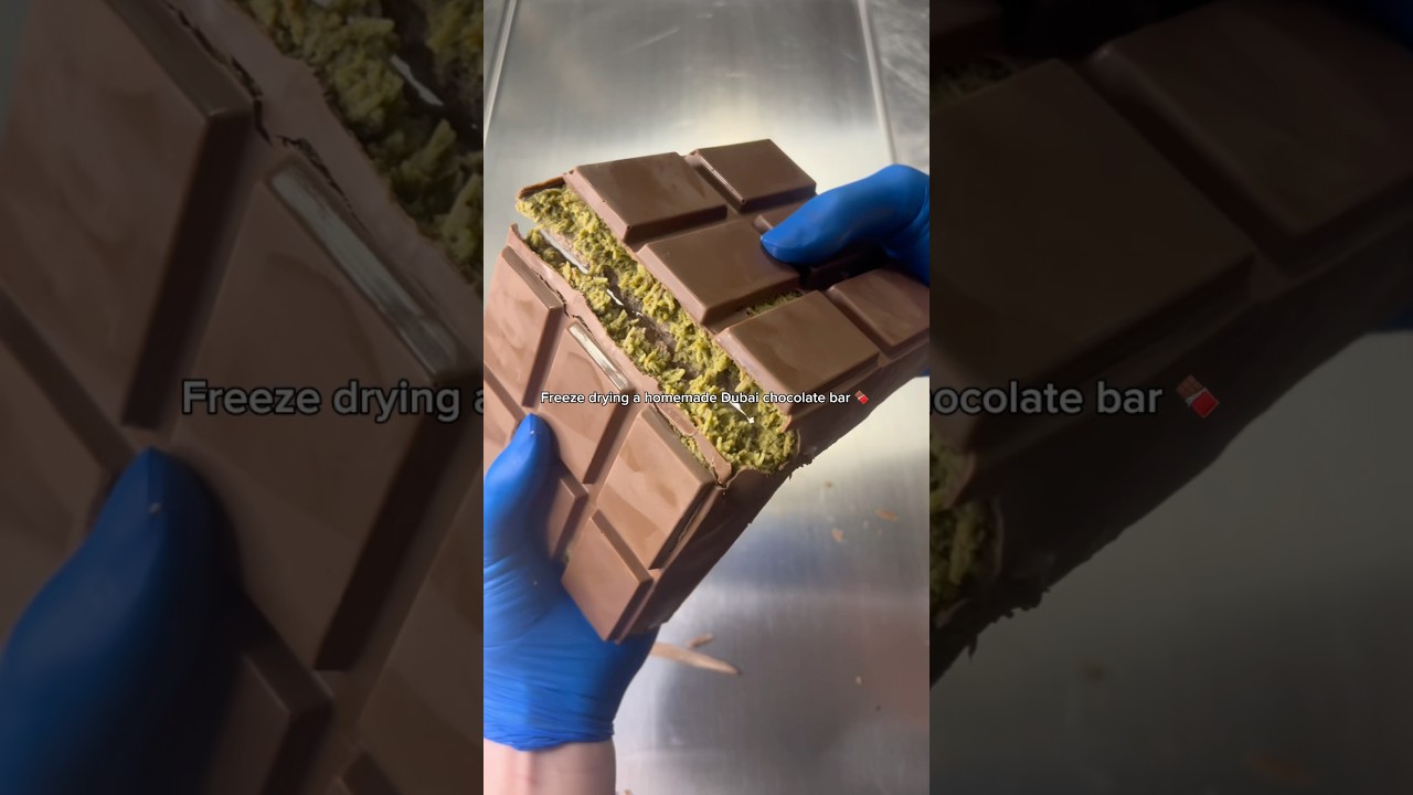 Freeze Drying Dubai Chocolate 🍫