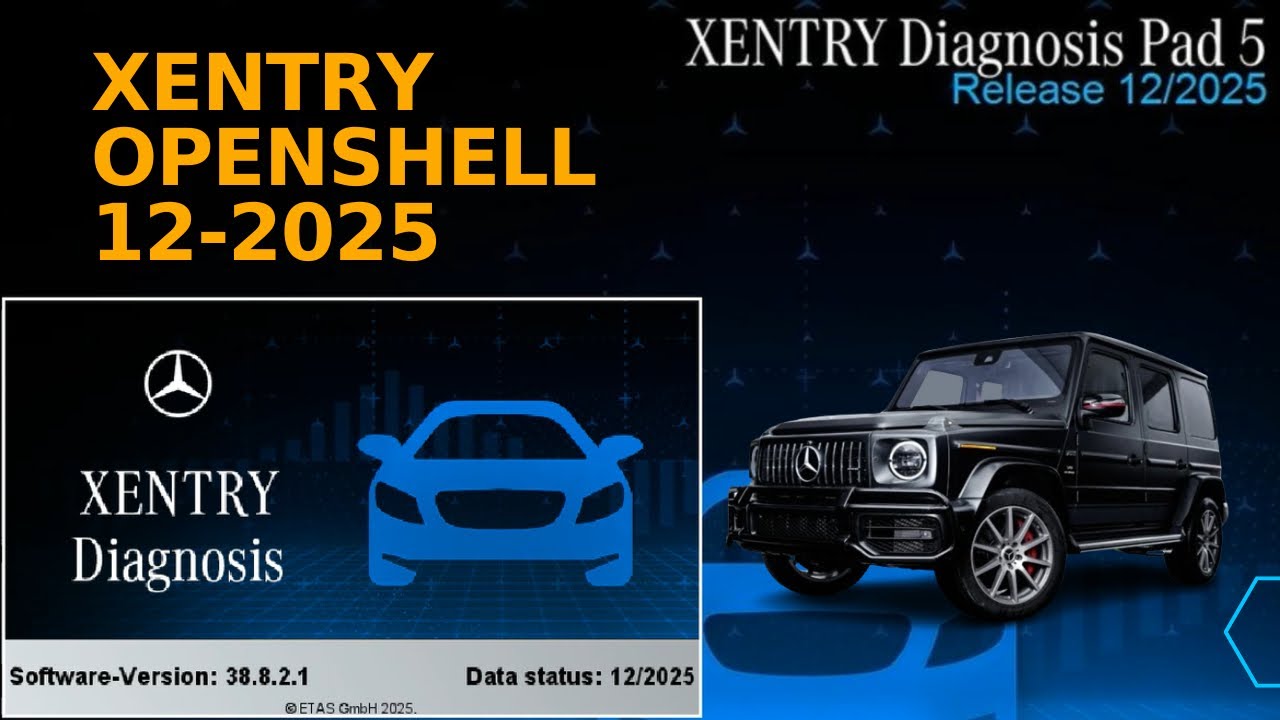 How to install Xentry OpenShell XDOS Mercedes 12-2025 Work With C6, SDCONNECT C4 C5 VXDIAG