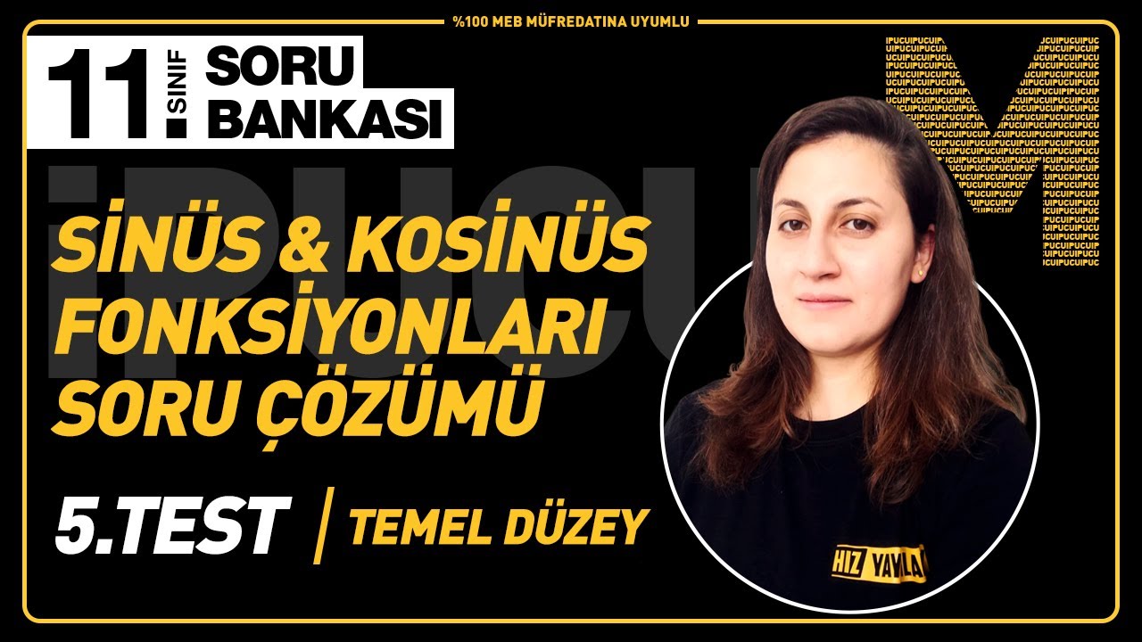 Sinüs – Kosinüs Fonksiyonları Soru Çözümü | 11. Sınıf Matematik Trigonometri Test 5 #trigonometri