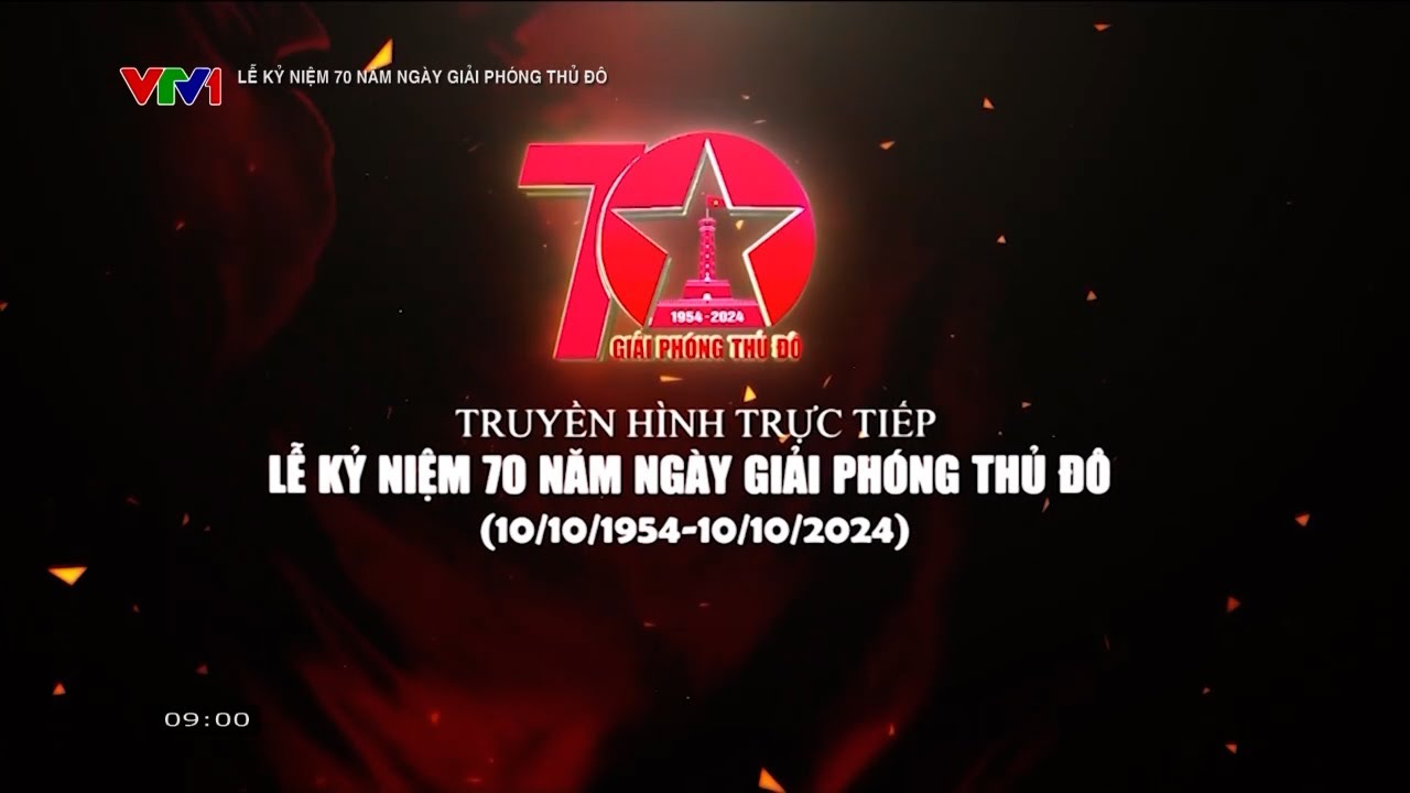 Lễ kỷ niệm cấp quốc gia 70 năm Giải phóng Thủ đô Hà Nội (10/10/1954 - 10/10/2024)