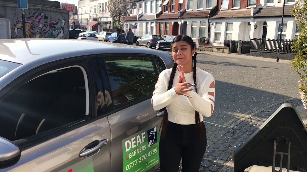 Deaf learner Nelema passed her test 1st time