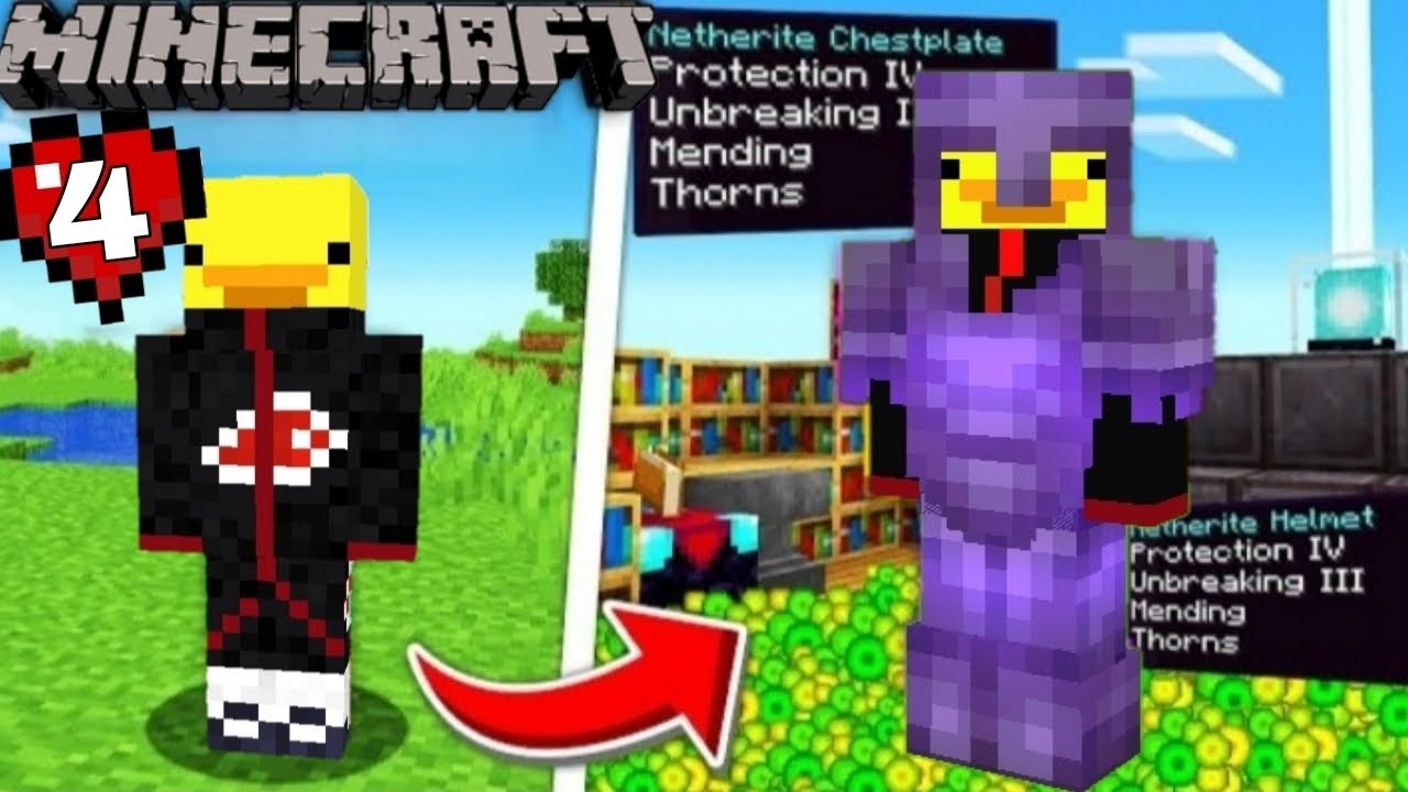 Minecraft Survival #4 ...|صنعت اقوى دروع في لعبة ماين كرافت سرفايفل
