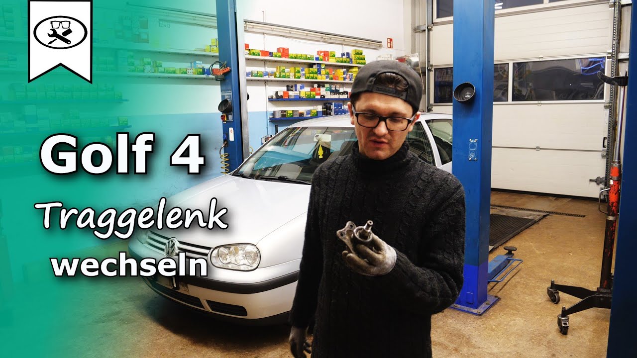 VW Golf 4 Traggelenk Tragführungsgelenk wechseln | Change ball joint | Tutorial | VitjaWolf | HD