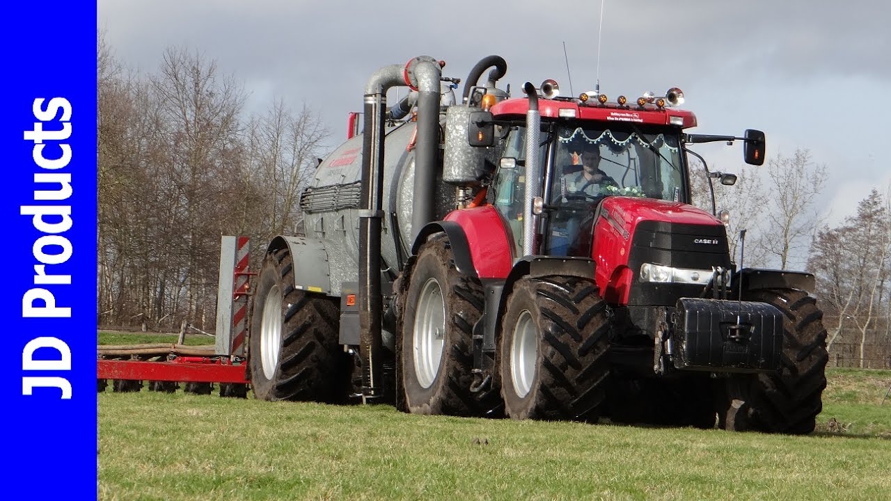 2017/Case puma 185/Mest injecteren/Injection slurry/Korenberg/Oosterwolde/Gülleeinarbeitung