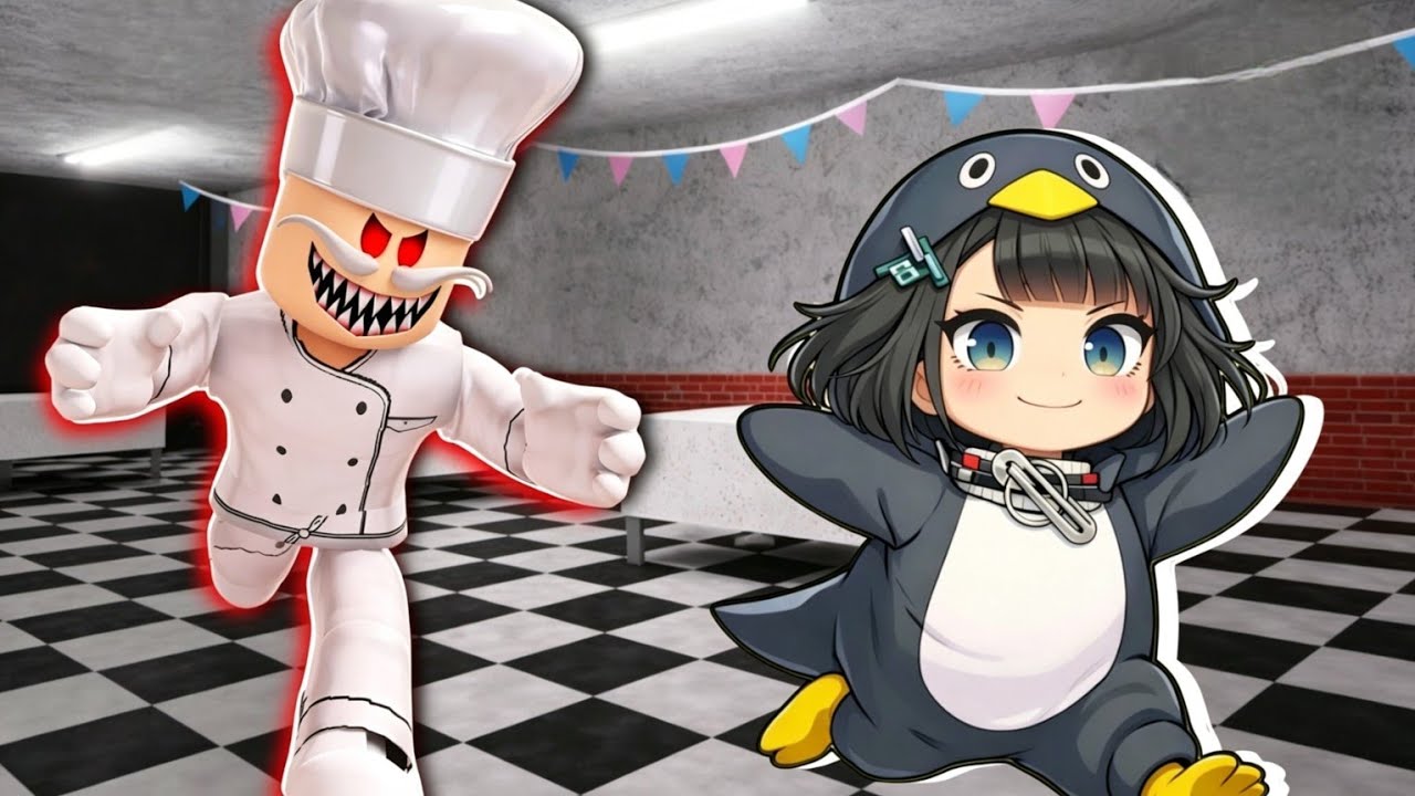  I Escaped Papa Pizza&rsquo;s Pizzeria&hellip; But I&rsquo;m GUGUGAGA Penguin! 🐧😱 (Roblox Obby) 