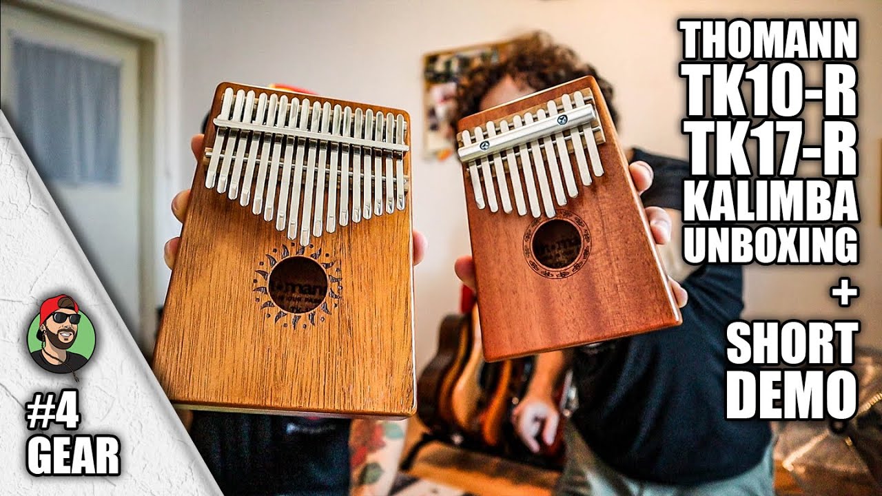 Unboxing - Thomann TR10-R & TR17-R Kalimba | short demo w/ Vlad Sucala | Gear#4