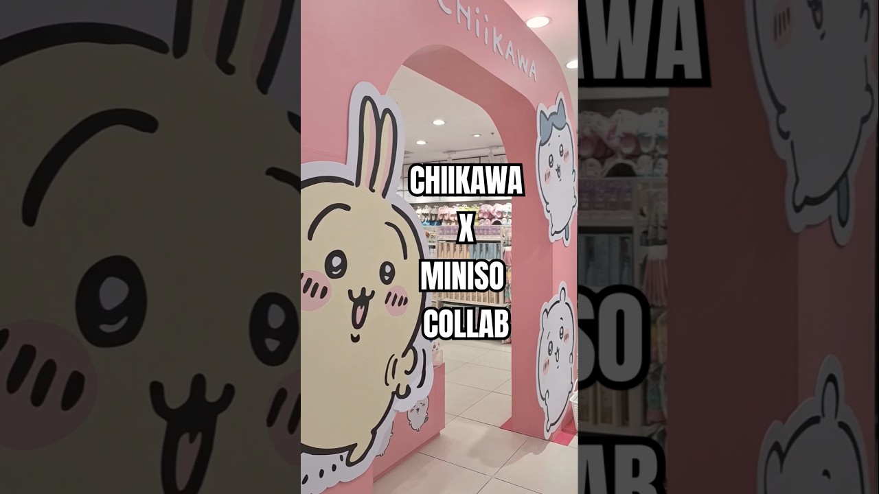 Chiikawa x Miniso Philippines - Robinsons Manila #shorts #chiikawa #mercy