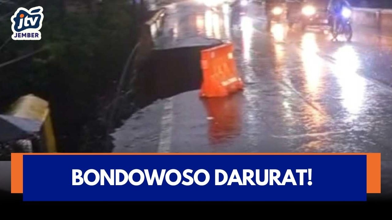 [LIVE] Jalur Bondowoso–Jember Terputus, Jembatan Sentong Ambruk!