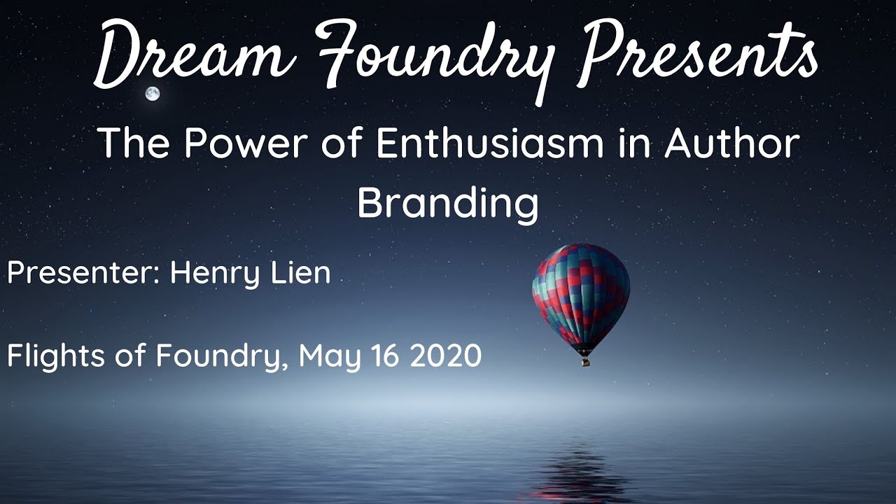 The Power of Enthusiasm in Author Branding