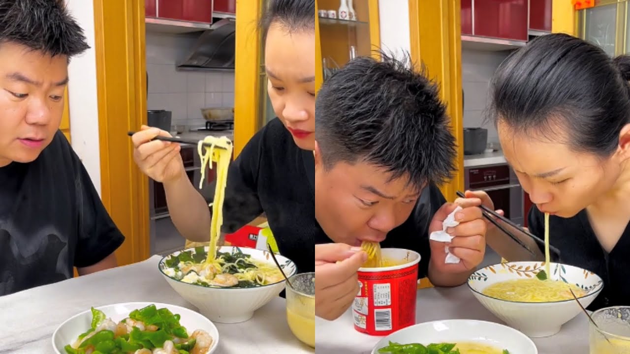青椒炒虾仁 #美食 #夫妻