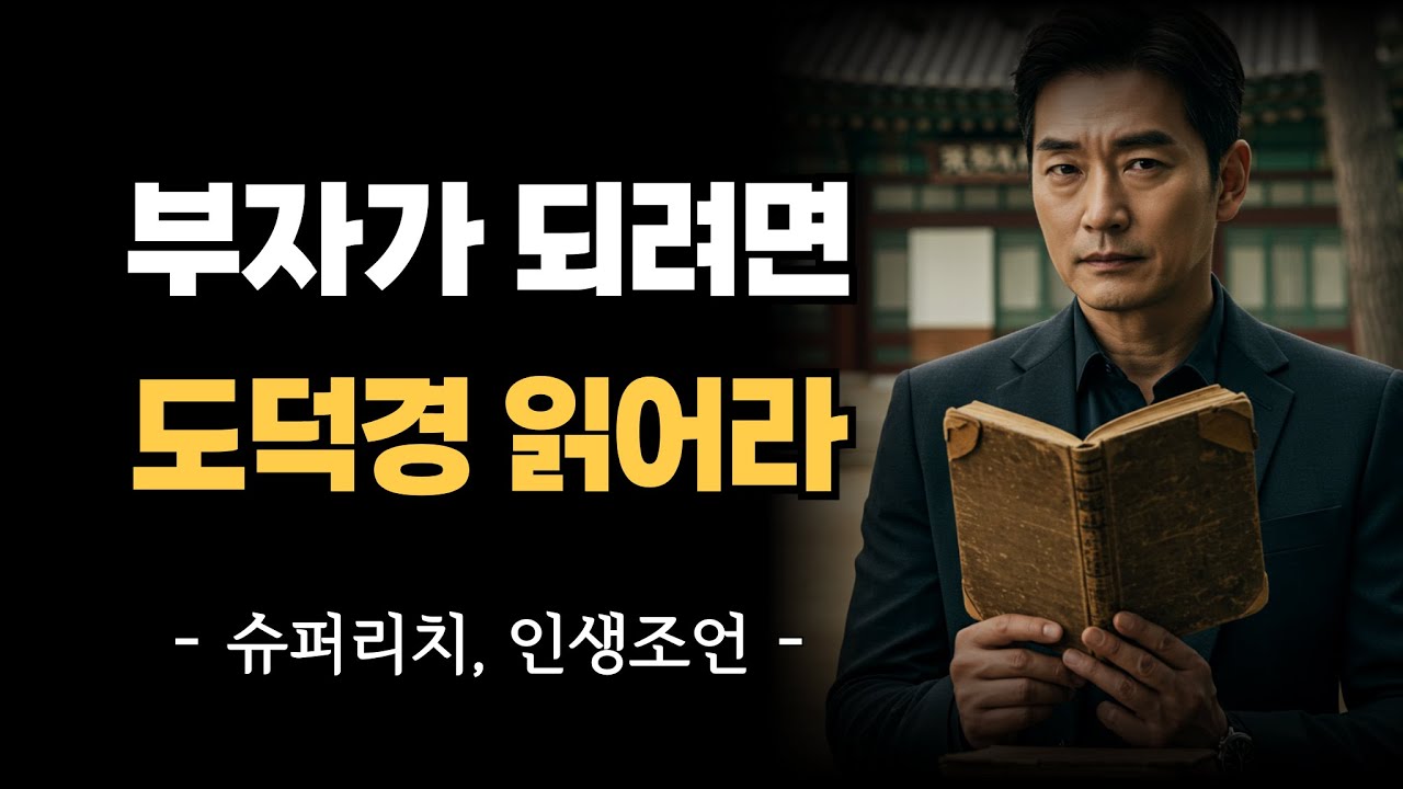 부자가 되려면 도덕경을 읽어라 | 1000억 자산가의 마지막 조언 | 인간관계 | 인생 지혜 | 철학 | 오디오북