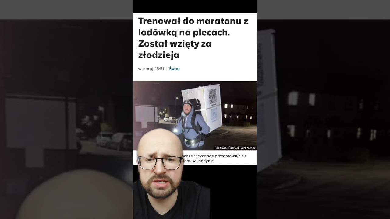 Z lod&oacute;wką na plecach został wzięty za złodzieja
