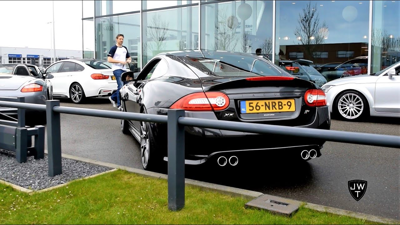 530HP Jaguar XKR Coupe 75th Anniversary Loud SOUNDS! Revs & Accelerations!