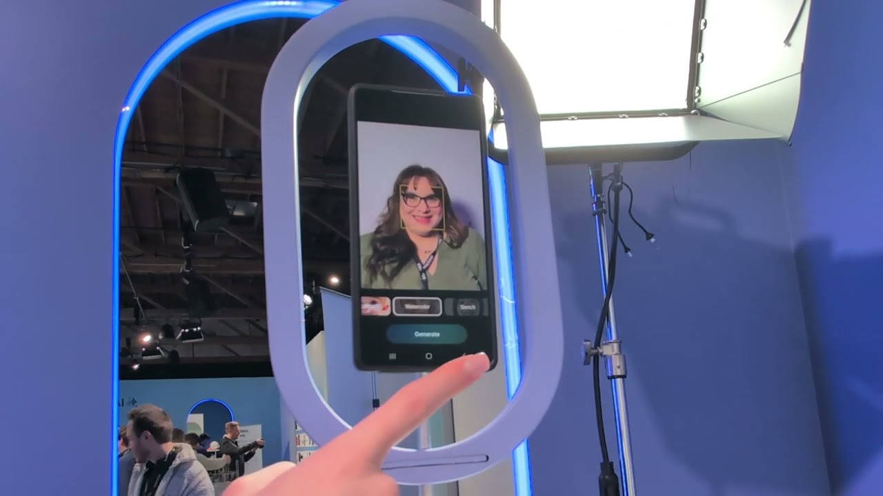 Galaxy S25: Improved Portrait Studio demo