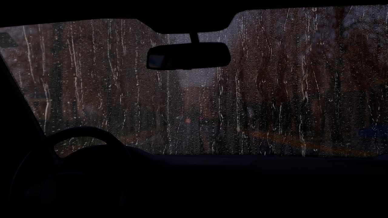 Massive Heavy Rain on a Car Roof | Deep Sleep Sounds for Anxiety Relief