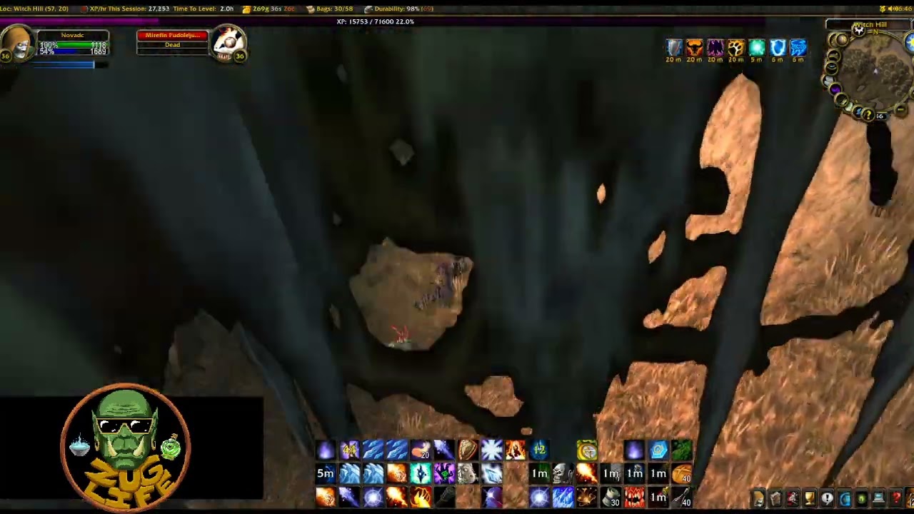 Hardcore 36 Mage AoE farming murlocs