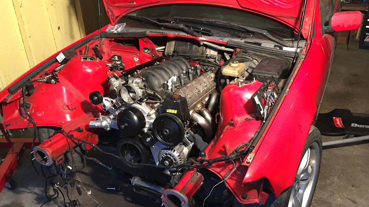 LS E36 Headers Install/ More Sh*t Lol