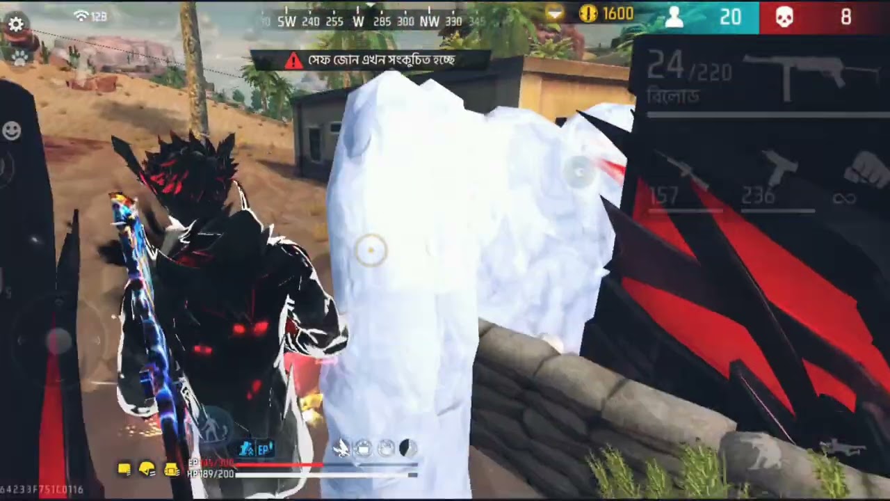 Booyha 14 kill 😱 free fire সম্পন্ন ভিডিও টা দেখতে থাকুন #freefire #freefiremaxkivabedownloadkorbo 