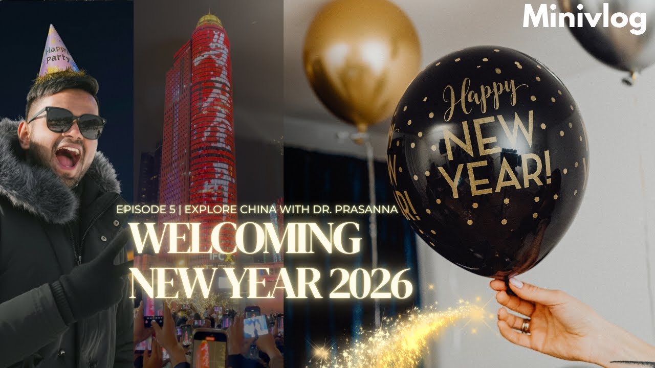 New Year Countdown in Nanjing 🇨🇳🎆 | Minivlog | Vlog #5