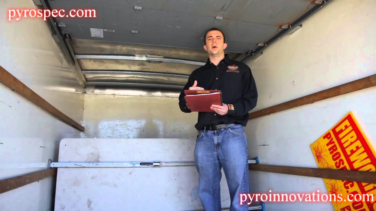 Checking / Re-Packing a Fireworks Truck