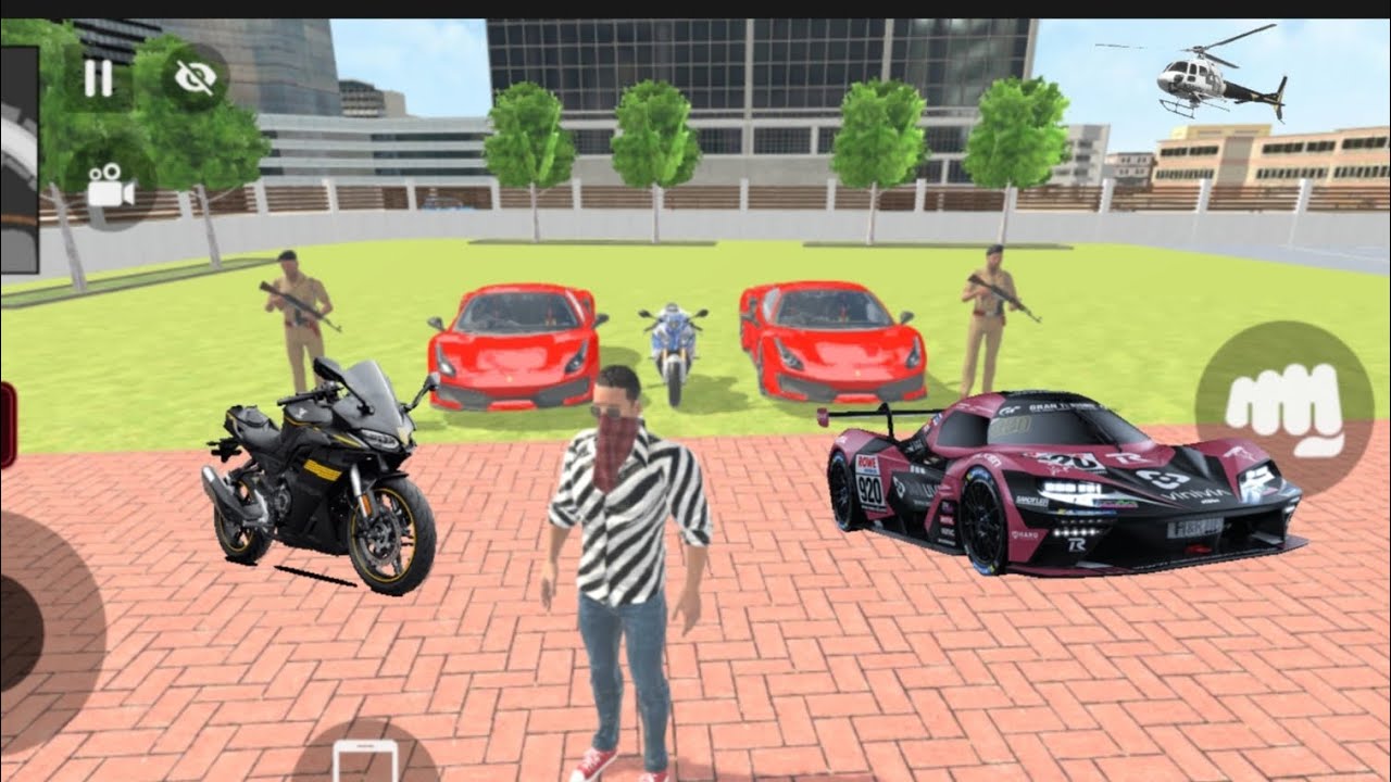💥 Franklin order by One BMW Bike and Two Ferrari in Indian Theft Auto Simulator 🎮 #viral @MrBeast 