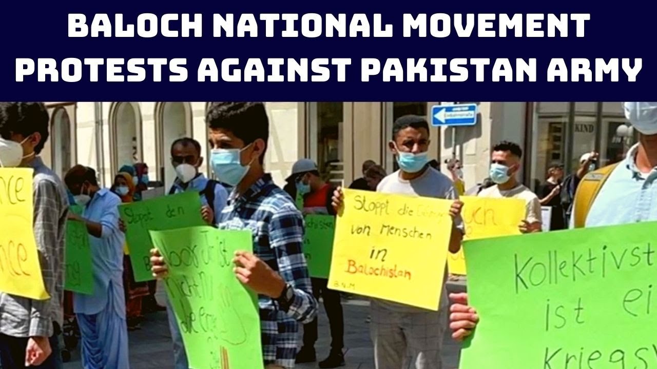 Baloch National Movement Protests Against Pakistan Army In Germany&rsquo;s Gottingen | Catch News
