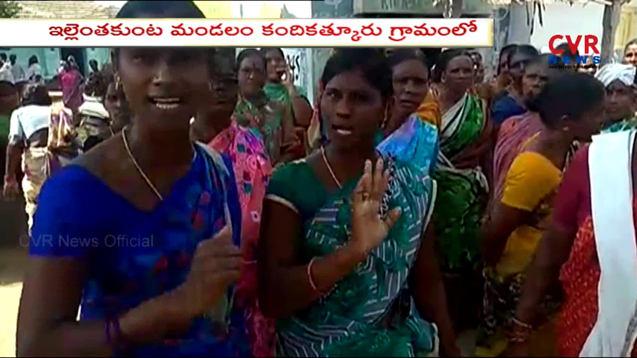 Local People Stopped TRS Leader Rasamayi Balakishan Election Campaign in Karimnagar | CVR NEWS