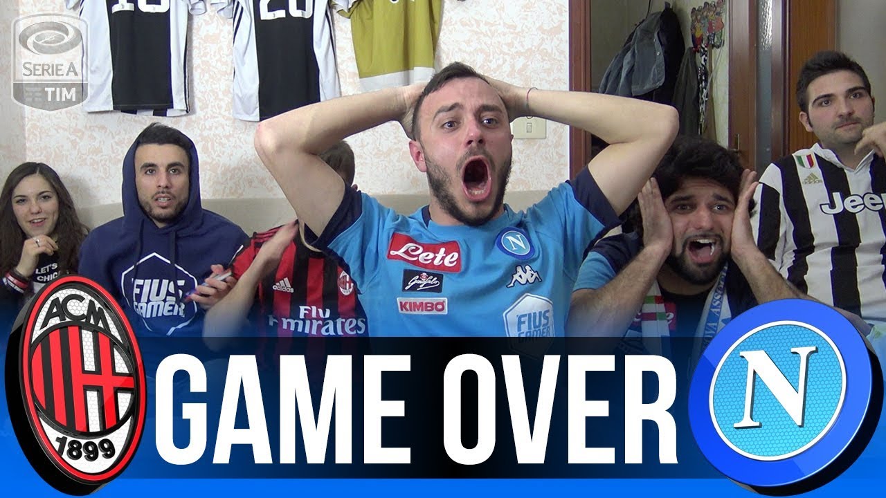GAME OVER... MILAN 0-0 NAPOLI | LIVE REACTION TIFOSI NAPOLETANI MILANISTI E JUVENTINI