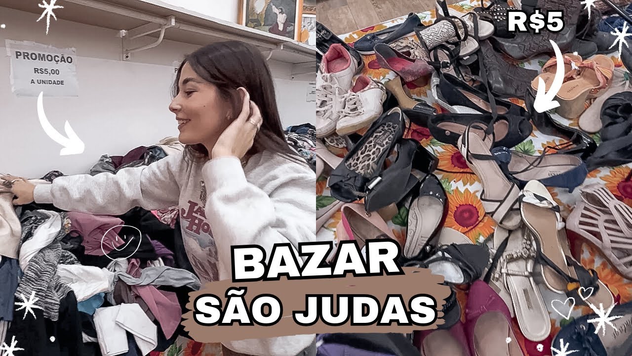BAZAR SÃO JUDAS TADEU | melhores bazares/brechós de São Paulo | promoção 3 por R$10, sapatos por R$5