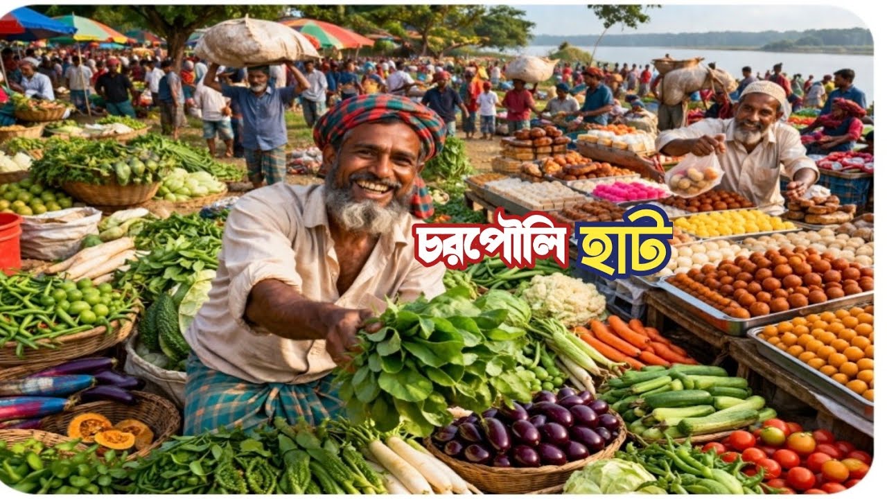 চরের জীবন সংগ্রামের এক গল্পের নাম চরপৌলি হাট। টাঙ্গাইল বাংলাদেশ Story of charpouli hat. 