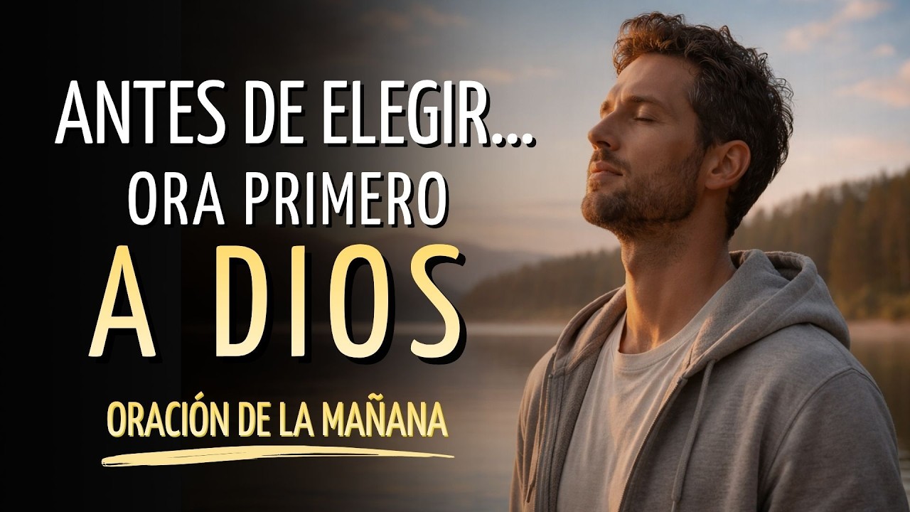 CONSAGRA TU DÍA A DIOS ANTES DE CUALQUIER DECISIÓN | ORACIÓN PARA INICIAR EL DÍA