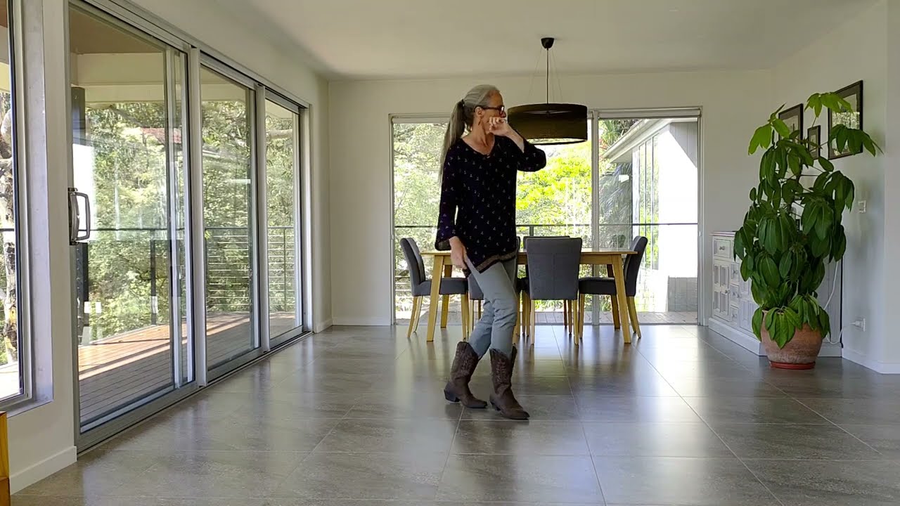 Rockin' Robin Line Dancing Tutorial and Demo Video