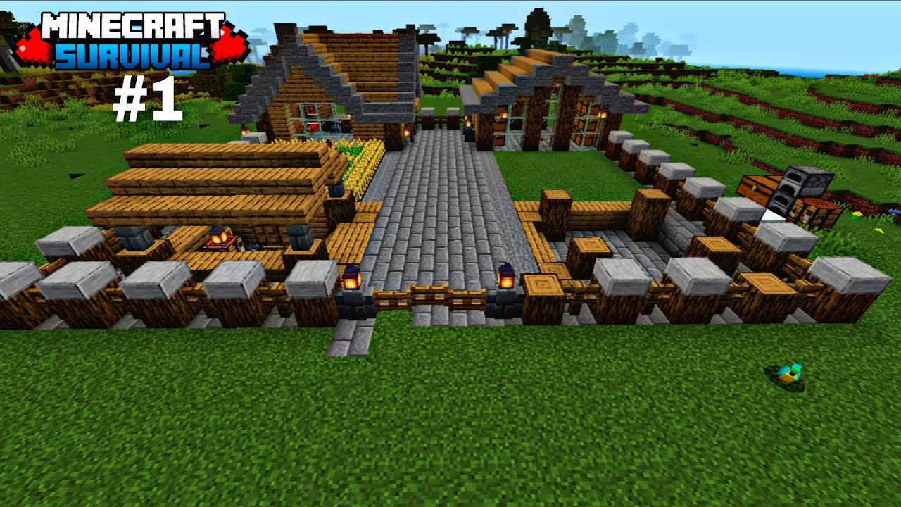 Minecraft PE 1.21 Survival Series Ep 1🔥 Made op Survival Base & Armour